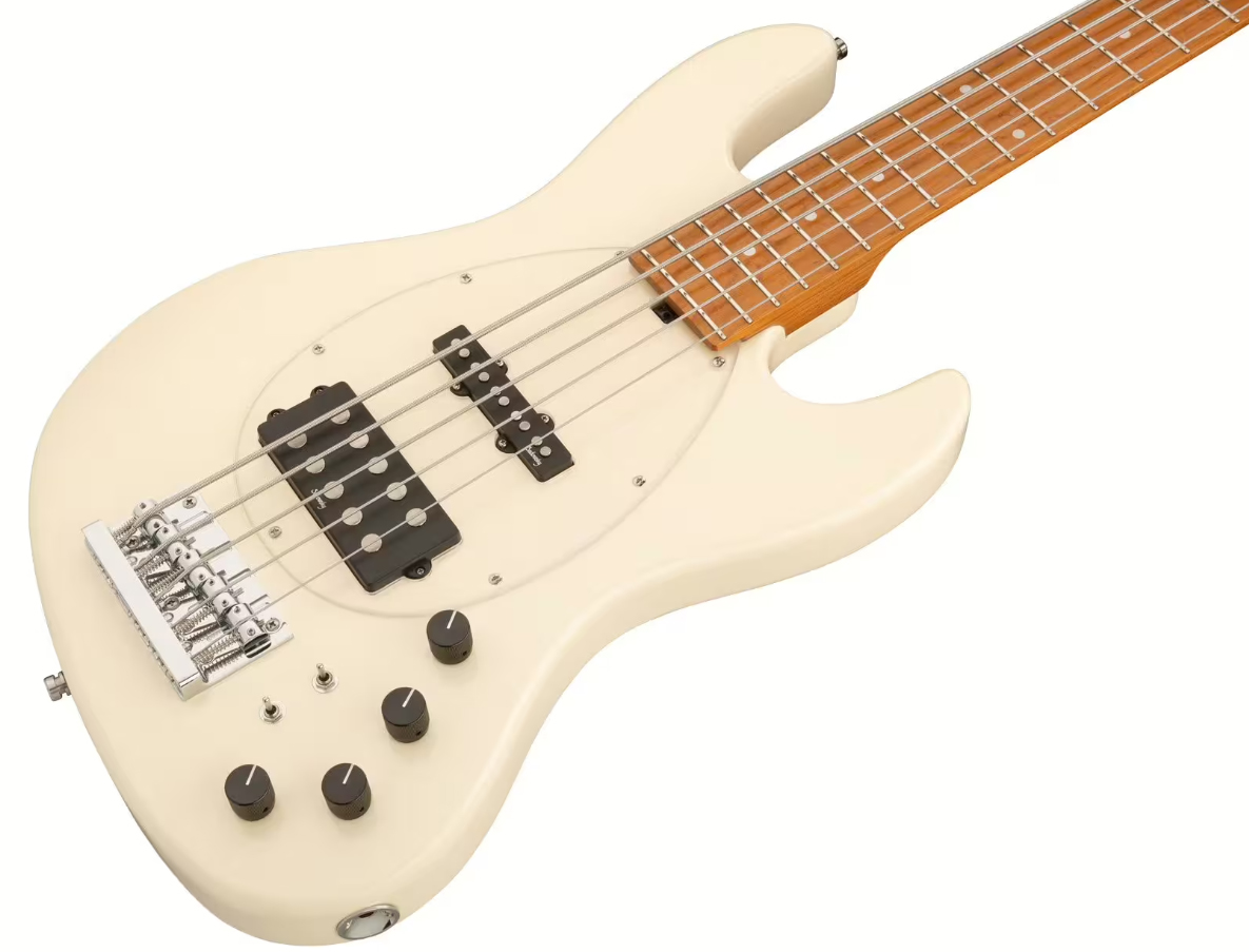 Sadowsky Vintage Mj Bass 21-fret Metroexpress 5c Mor - Olympic White - Bajo eléctrico de cuerpo sólido - Variation 2