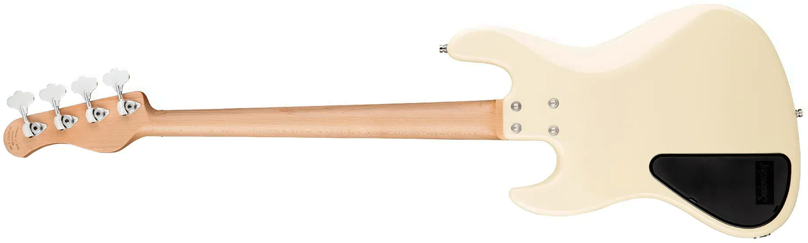 Sadowsky Vintage Mj Bass 21f Alder 4c Metroline All Active Mor - Olympic White - Bajo eléctrico de cuerpo sólido - Variation 1