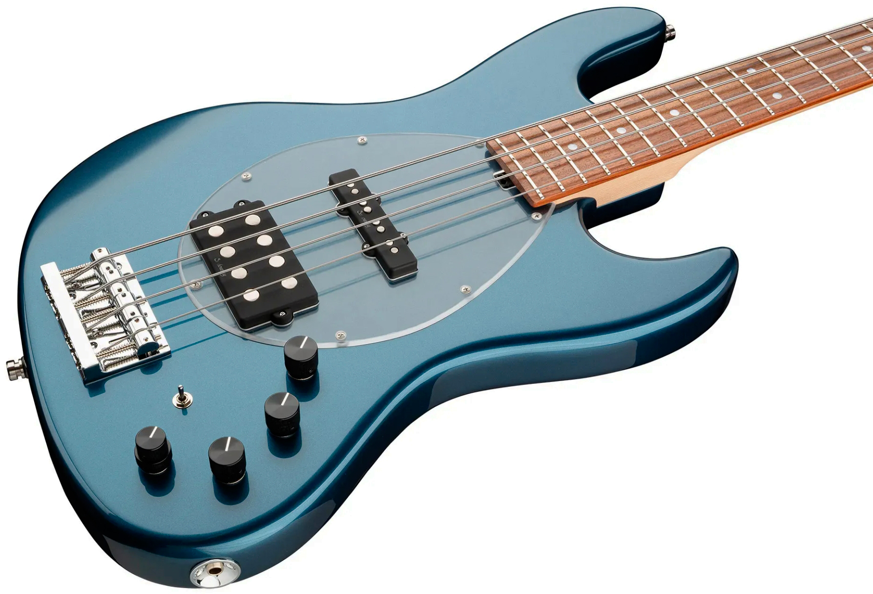 Sadowsky Vintage Mj Bass 21f Alder 4c Metroline All Active Mor - Dark Lake Placid Blue Metallic - Bajo eléctrico de cuerpo sólido - Variation 2