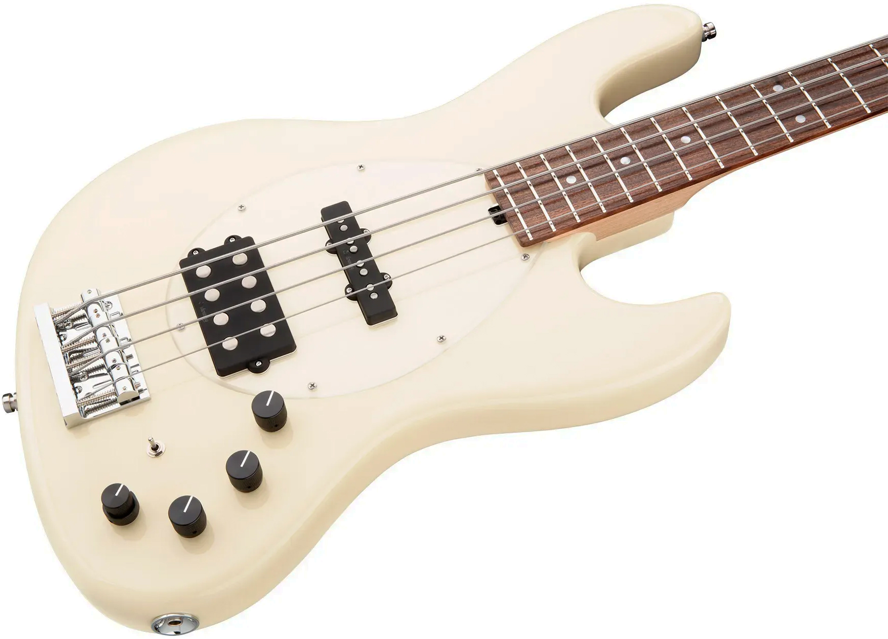 Sadowsky Vintage Mj Bass 21f Alder 4c Metroline All Active Mor - Olympic White - Bajo eléctrico de cuerpo sólido - Variation 2