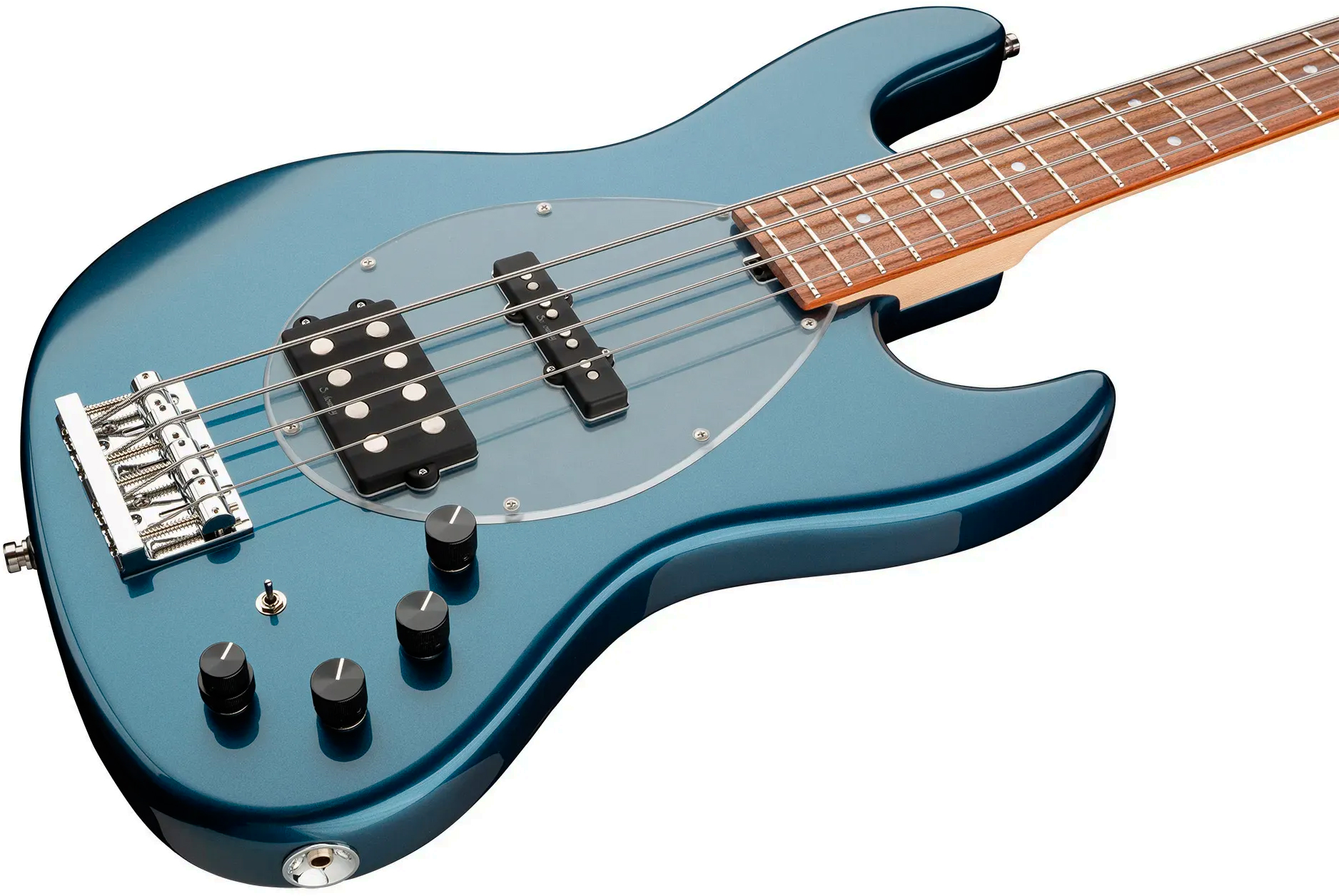 Sadowsky Vintage Mj Bass 21f Alder 4c Metroline All Active Mor - Dark Lake Placid Blue Metallic - Bajo eléctrico de cuerpo sólido - Variation 2