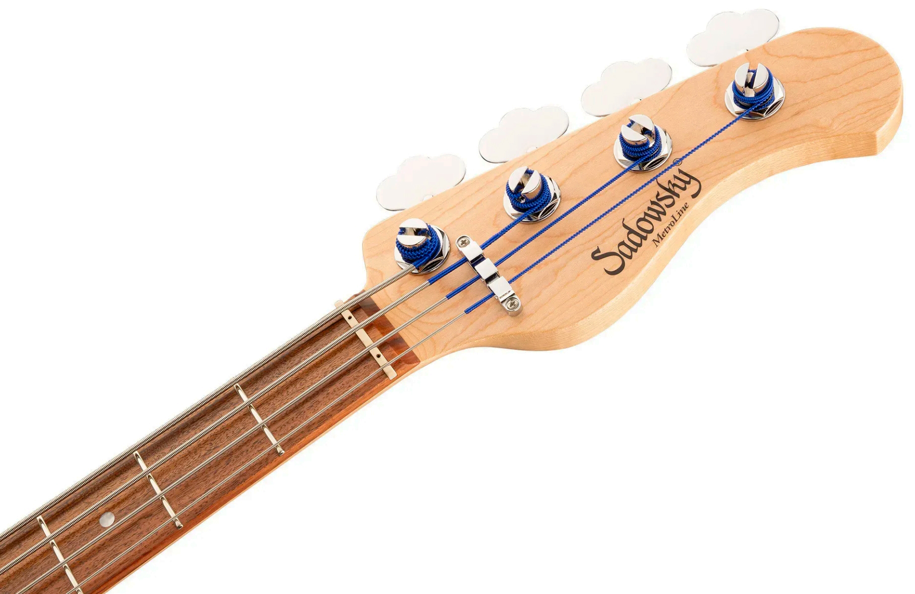 Sadowsky Vintage Mj Bass 21f Alder 4c Metroline All Active Mor - Dark Lake Placid Blue Metallic - Bajo eléctrico de cuerpo sólido - Variation 4