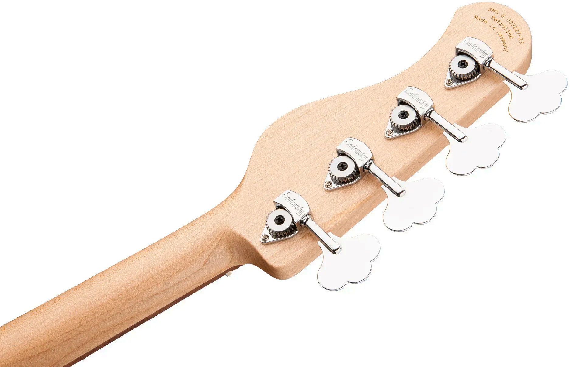 Sadowsky Vintage Mj Bass 21f Alder 4c Metroline All Active Mor - Solid Black - Bajo eléctrico de cuerpo sólido - Variation 4