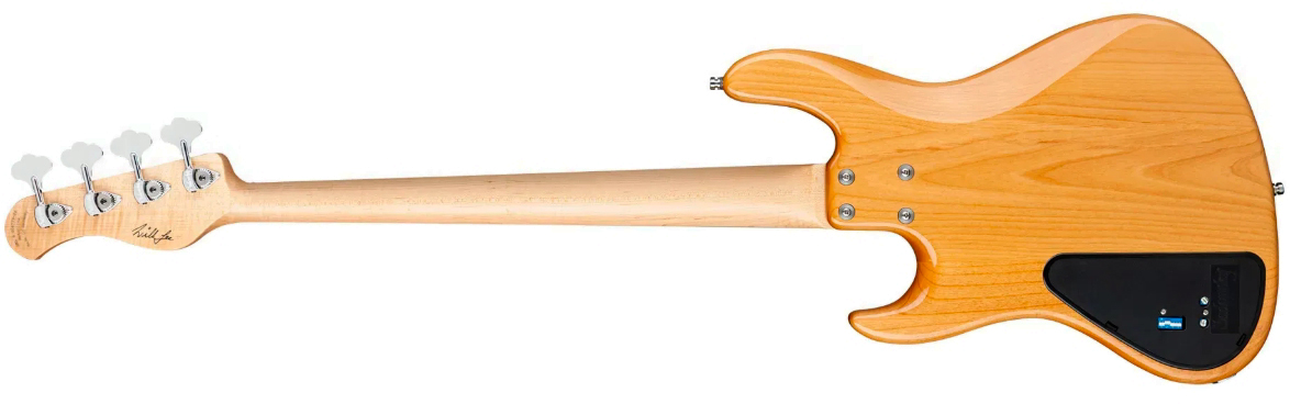 Sadowsky Will Lee 22-fret Alder 4c Metroline Signature All Active Mn - Natural Transparent Gloss - Bajo eléctrico de cuerpo sólido - Variation 1