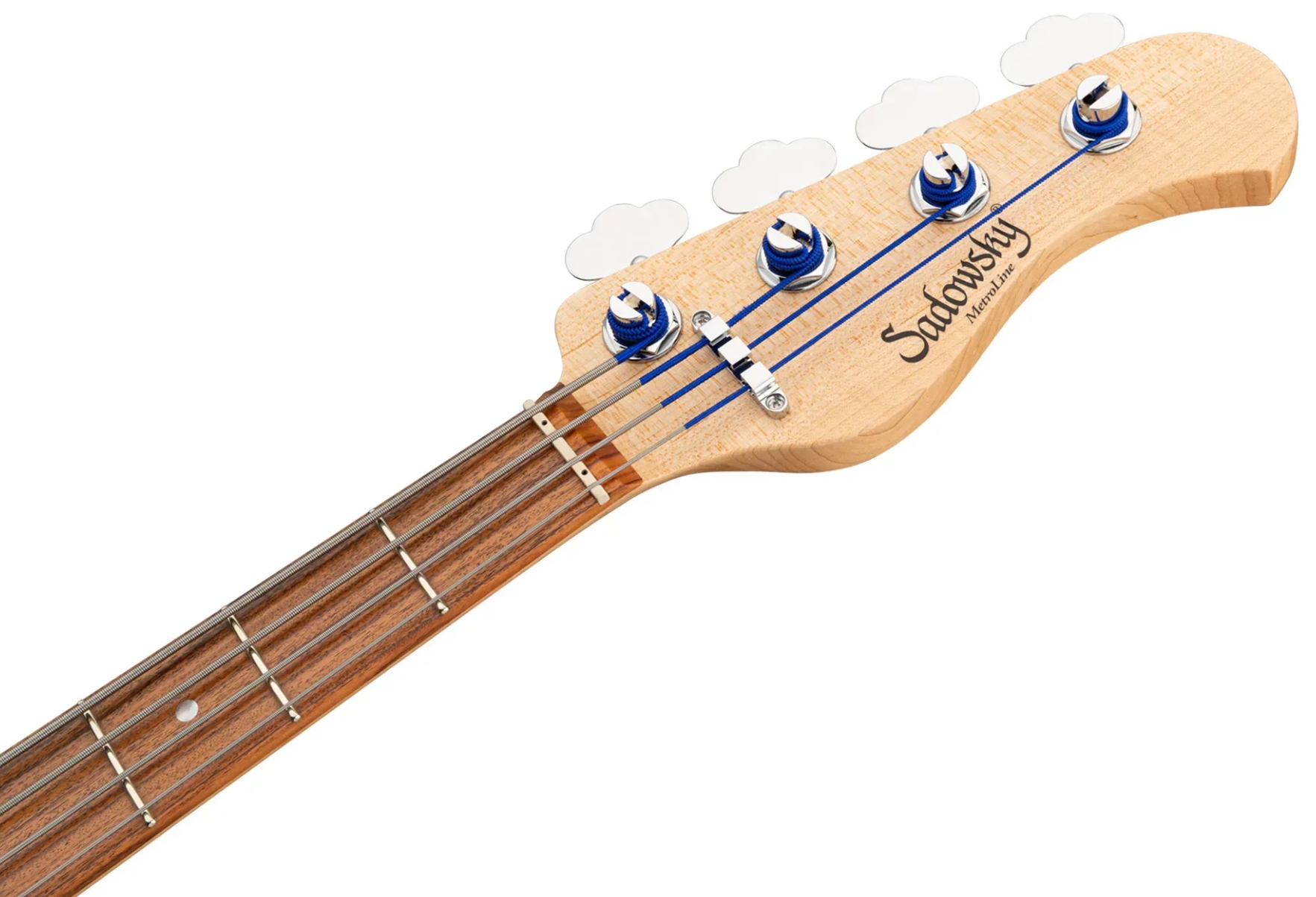 Sadowsky Will Lee 22-fret Alder 4c Metroline Signature All Active Mn - Natural Transparent Gloss - Bajo eléctrico de cuerpo sólido - Variation 4