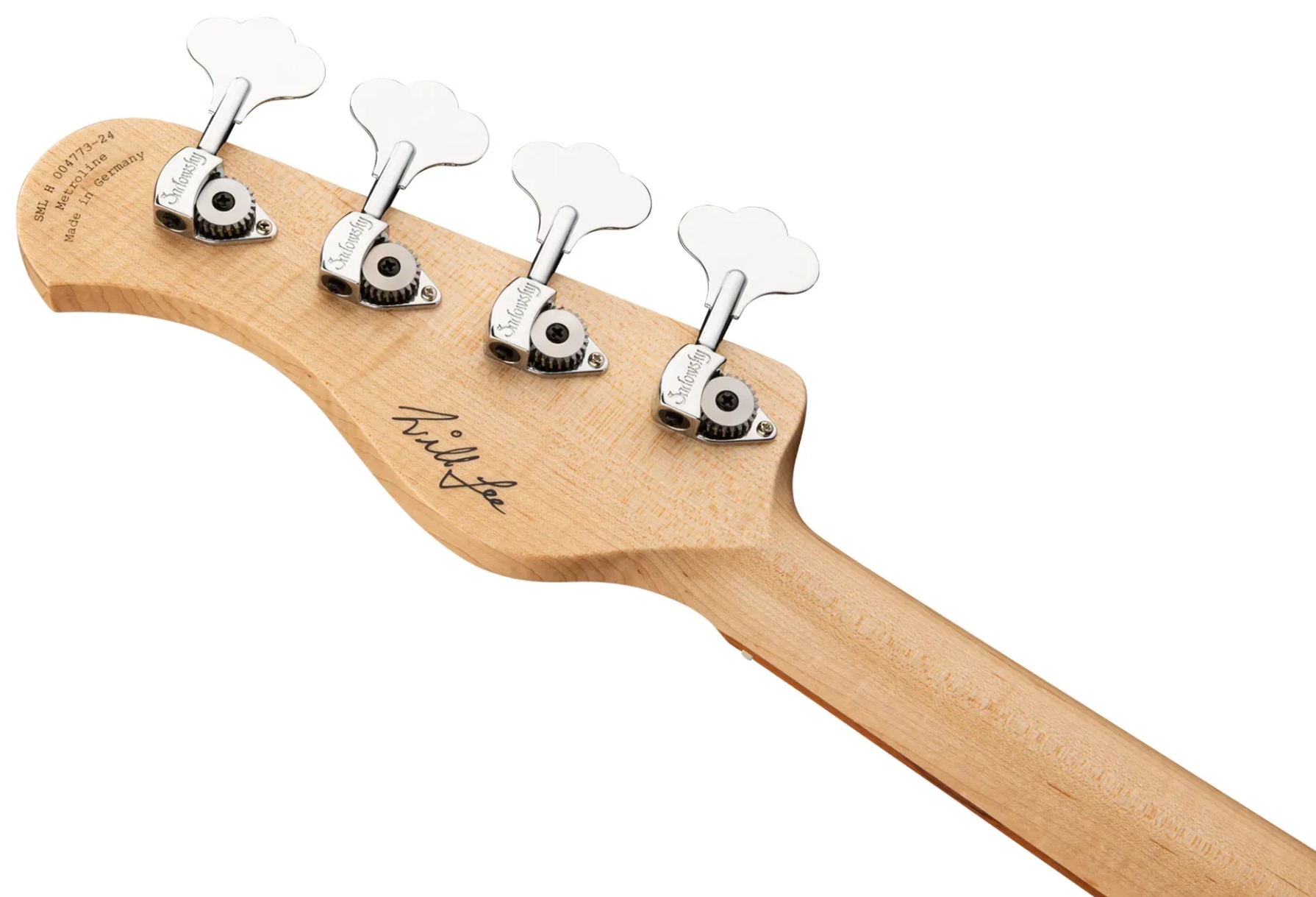 Sadowsky Will Lee 22-fret Alder 4c Metroline Signature All Active Mn - Natural Transparent Gloss - Bajo eléctrico de cuerpo sólido - Variation 5