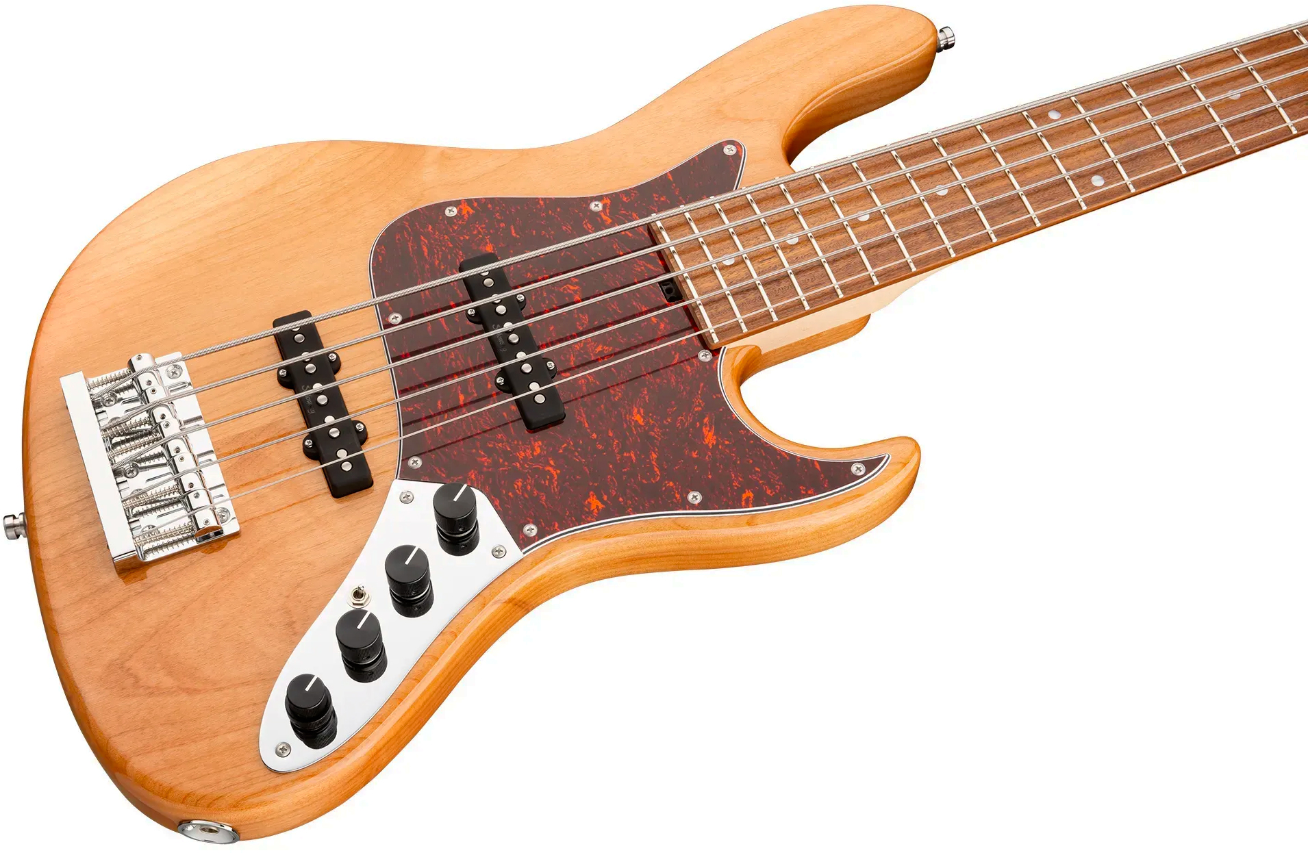 Sadowsky Will Lee 22-fret Alder 5c Metroline Signature All Active Mor - Natural Transparent - Bajo eléctrico de cuerpo sólido - Variation 2