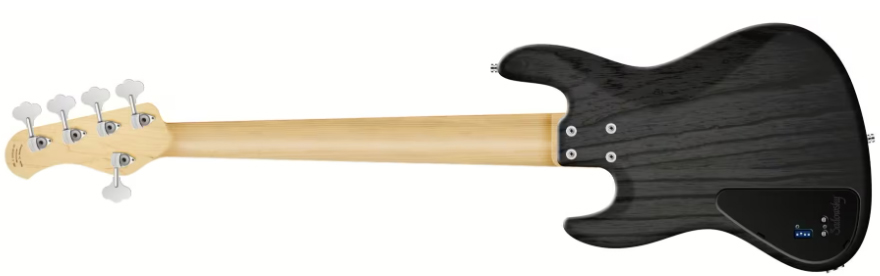 Sadowsky Will Lee 22-fret Ash 5c Metroline Signature All Active Mn - Nirvana Black Transparent Satin - Bajo eléctrico de cuerpo sólido - Variation 1