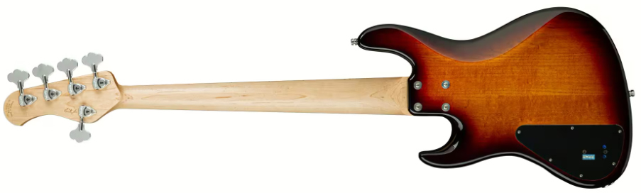 Sadowsky Will Lee 22-fret Ash 5c Metroline Signature All Active Mn - '59 Burst Transparent - Bajo eléctrico de cuerpo sólido - Variation 1