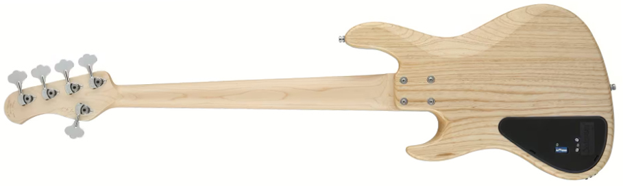 Sadowsky Will Lee 22-fret Ash 5c Metroline Signature All Active Mn - Natural Transparent - Bajo eléctrico de cuerpo sólido - Variation 1