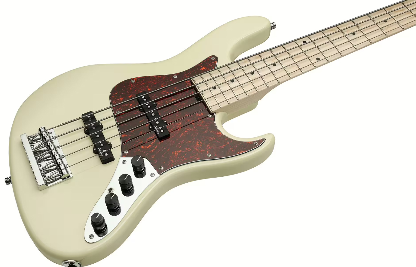 Sadowsky Will Lee 22-fret Ash 5c Metroline Signature All Active Mn - Solid Olympic White - Bajo eléctrico de cuerpo sólido - Variation 2