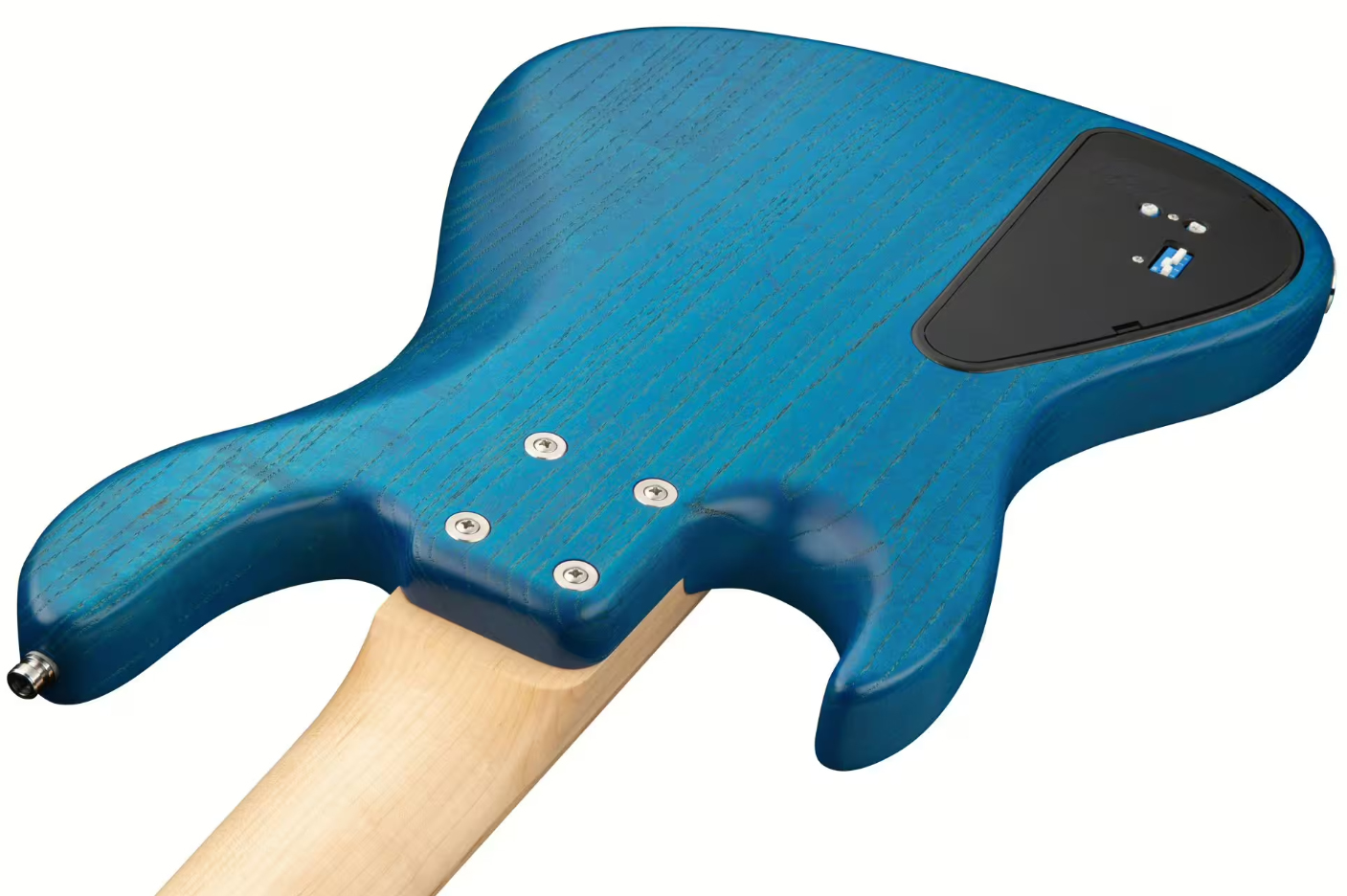 Sadowsky Will Lee 22-fret Ash 5c Metroline Signature All Active Mn - Ocean Blue Transparent Satin - Bajo eléctrico de cuerpo sólido - Variation 3