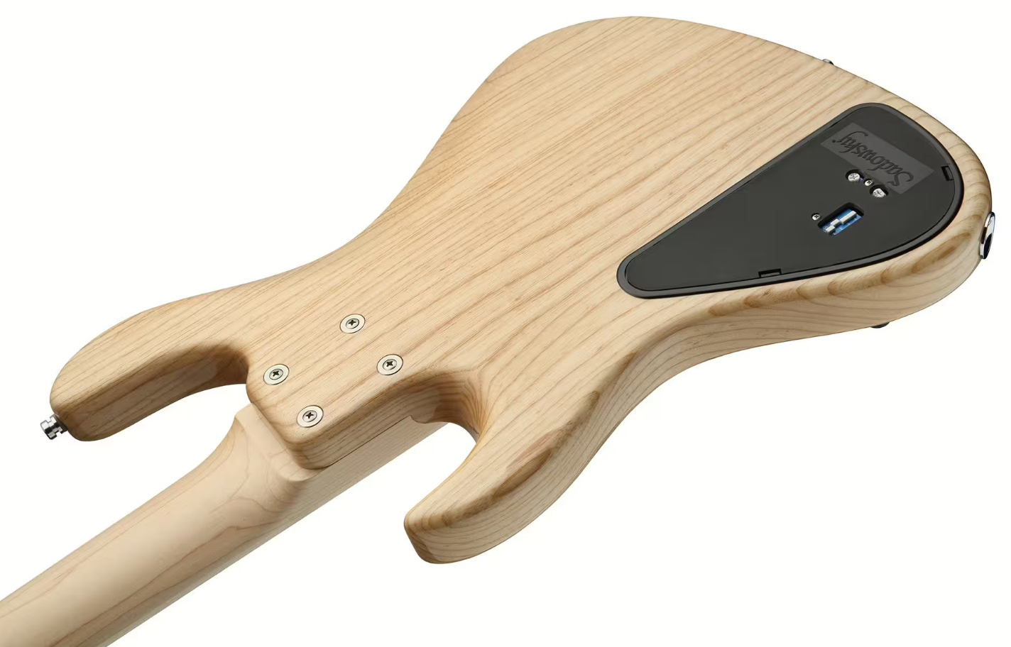 Sadowsky Will Lee 22-fret Ash 5c Metroline Signature All Active Mn - Natural Transparent - Bajo eléctrico de cuerpo sólido - Variation 3