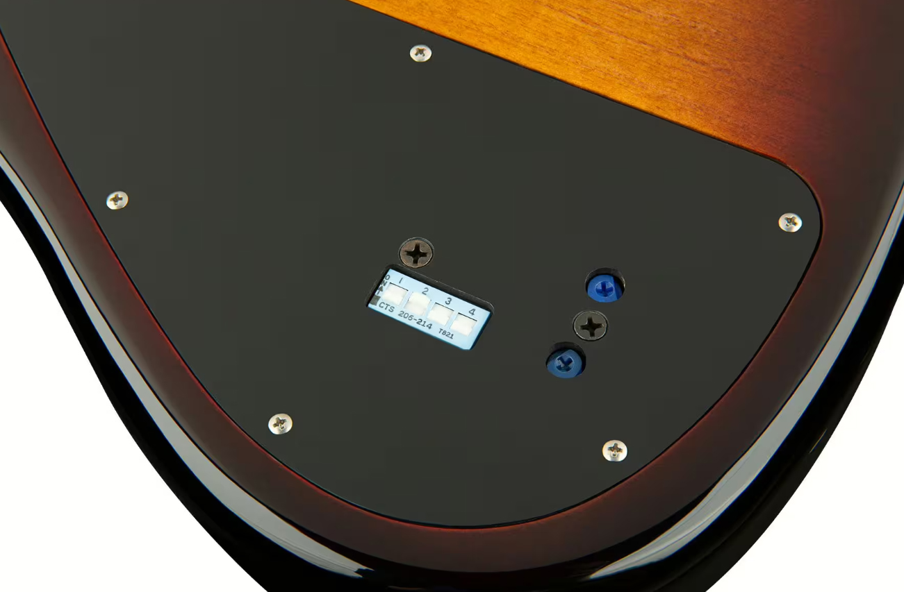 Sadowsky Will Lee 22-fret Ash 5c Metroline Signature All Active Mn - '59 Burst Transparent - Bajo eléctrico de cuerpo sólido - Variation 4