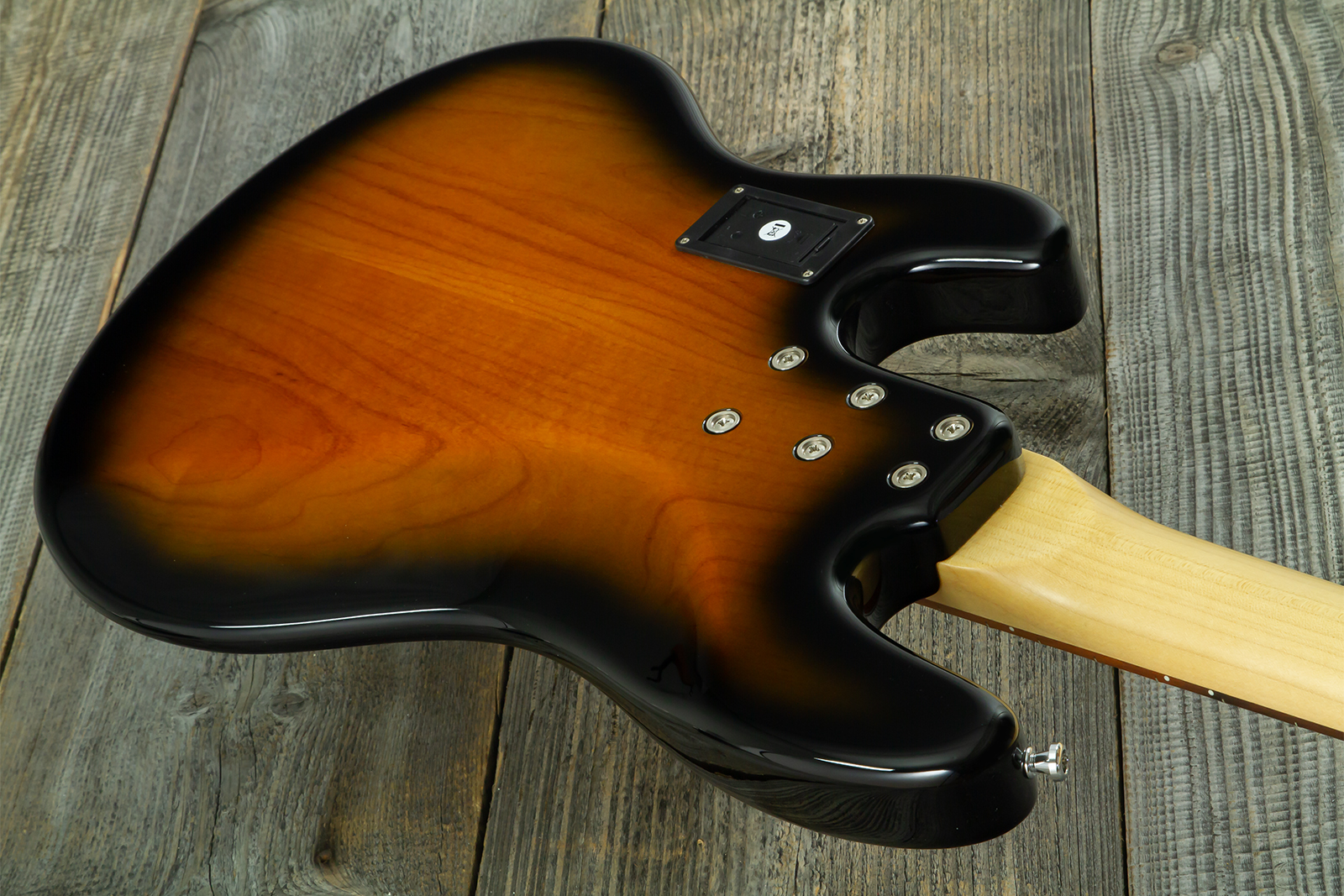 Sandberg California Tm4 Sl Abalone Dots Superlight 4c All Active Pf - Tobacco Sunburst - Bajo eléctrico de cuerpo sólido - Variation 5