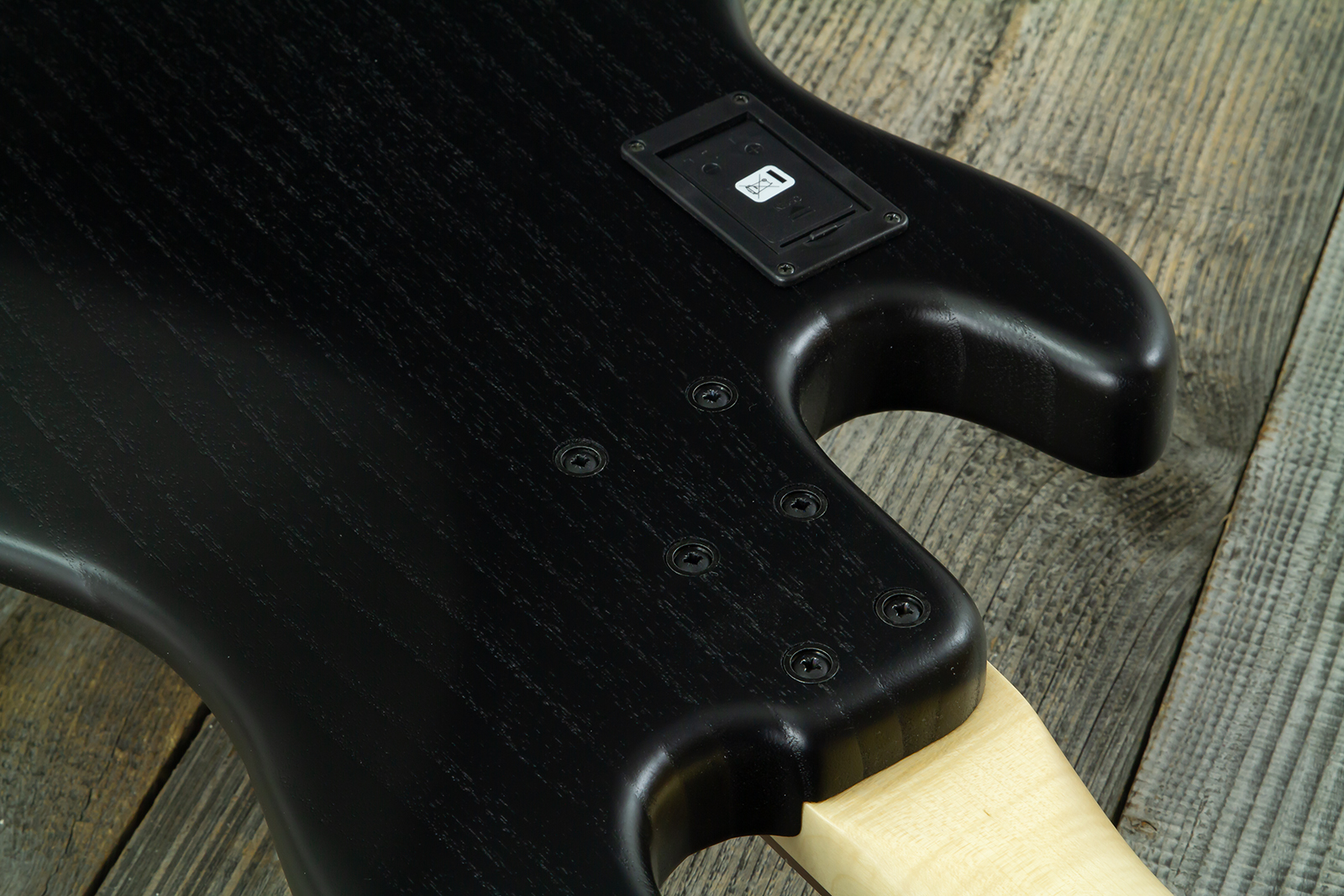 Sandberg California Tm4 Sl Superlight Gh 4c All Active Pf - Highgloss Black W. Matched Headstock - Bajo eléctrico de cuerpo sólido - Variation 9