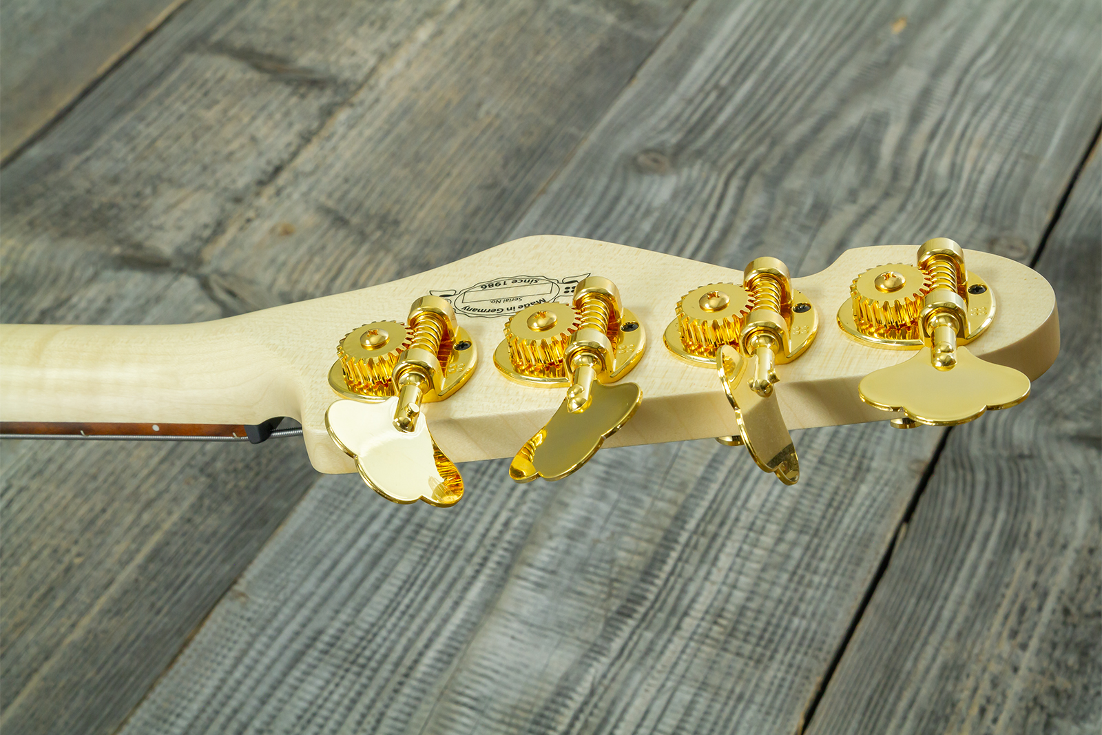 Sandberg California Tm4 Sl Superlight Gh 4c All Active Pf - Highgloss Black W. Matched Headstock - Bajo eléctrico de cuerpo sólido - Variation 11