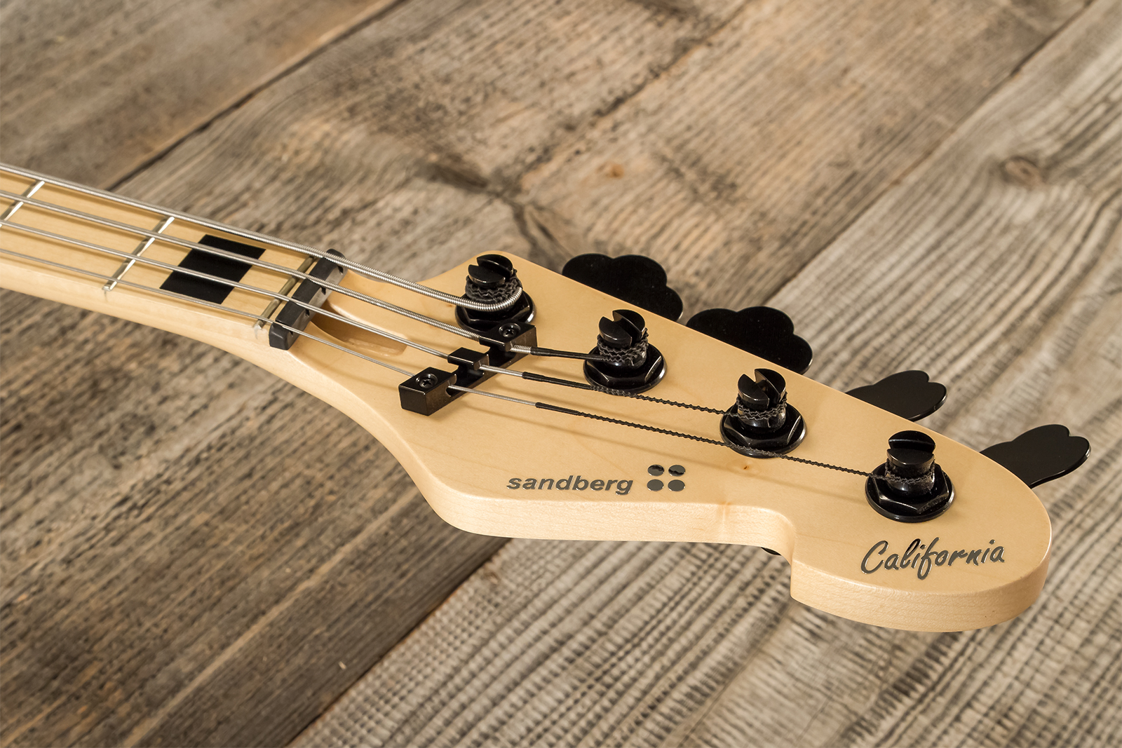 Sandberg California Tm4 Superlight Black Blocks 4c All Active Mn - Matt Black - Bajo eléctrico de cuerpo sólido - Variation 9