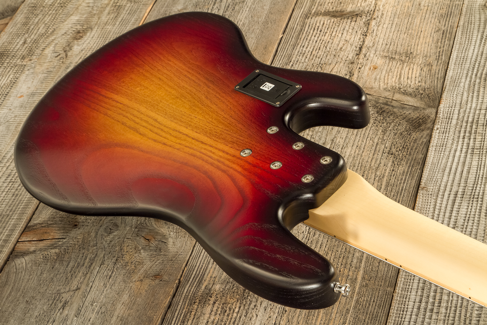 Sandberg California Tm5 Sl Superlight 5c All Active Mn - 3-tone Sunburst - Bajo eléctrico de cuerpo sólido - Variation 6