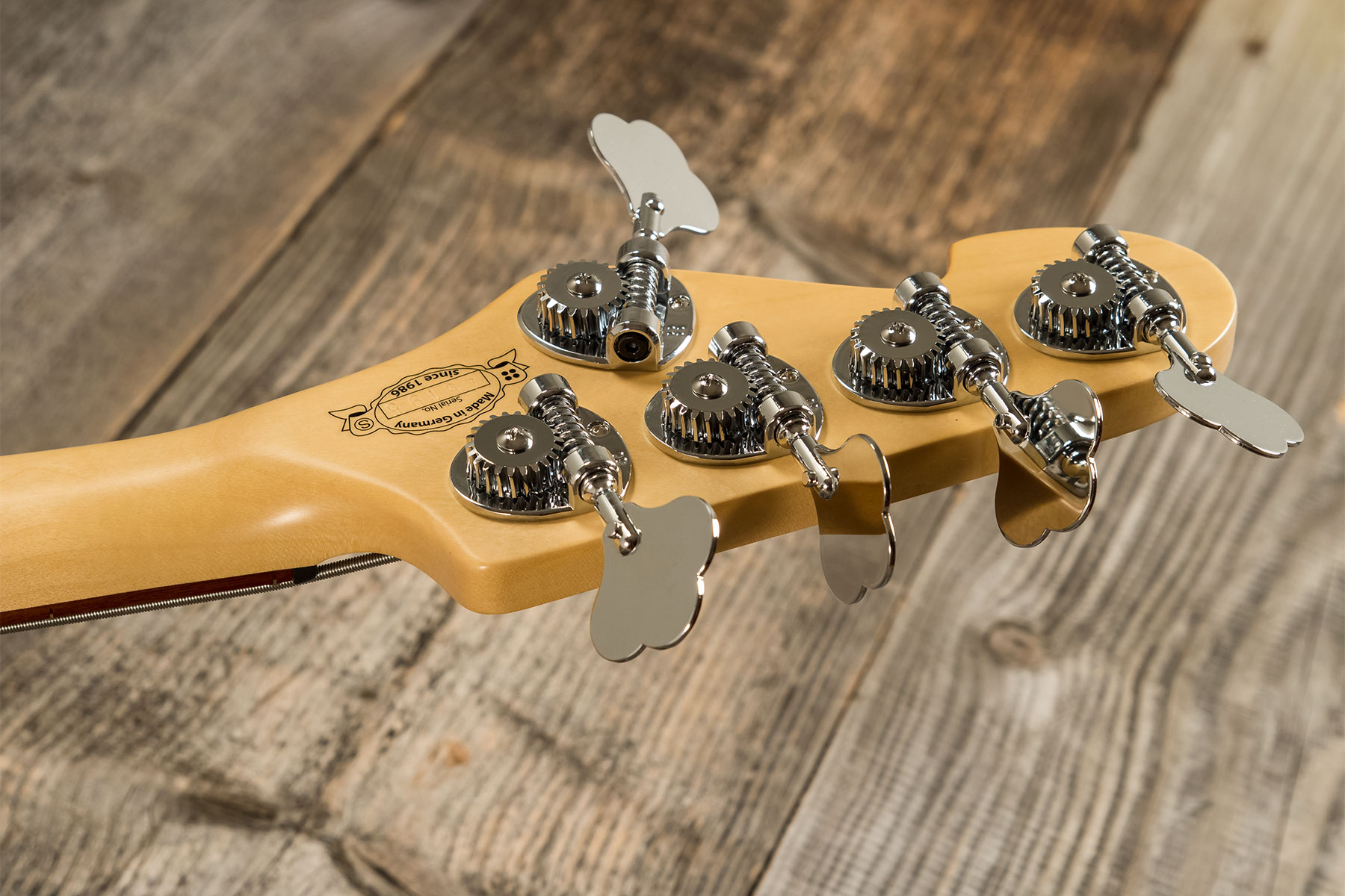 Sandberg California Tm5 Sl Superlight 5c All Active Pf #45195 - 3-tone Sunburst - Bajo eléctrico de cuerpo sólido - Variation 8