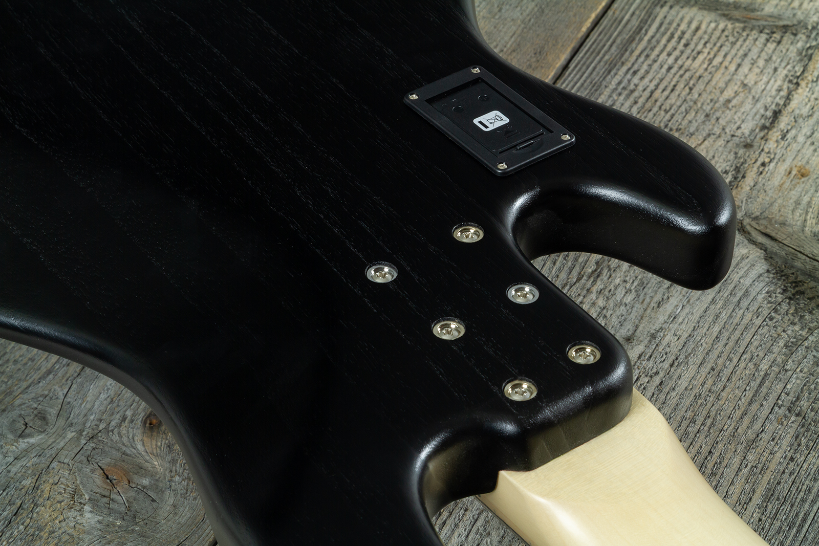 Sandberg California Tm5 Sl Superlight Black Dots Black Pckd 5c All Active Mn - Black Matt - Bajo eléctrico de cuerpo sólido - Variation 9