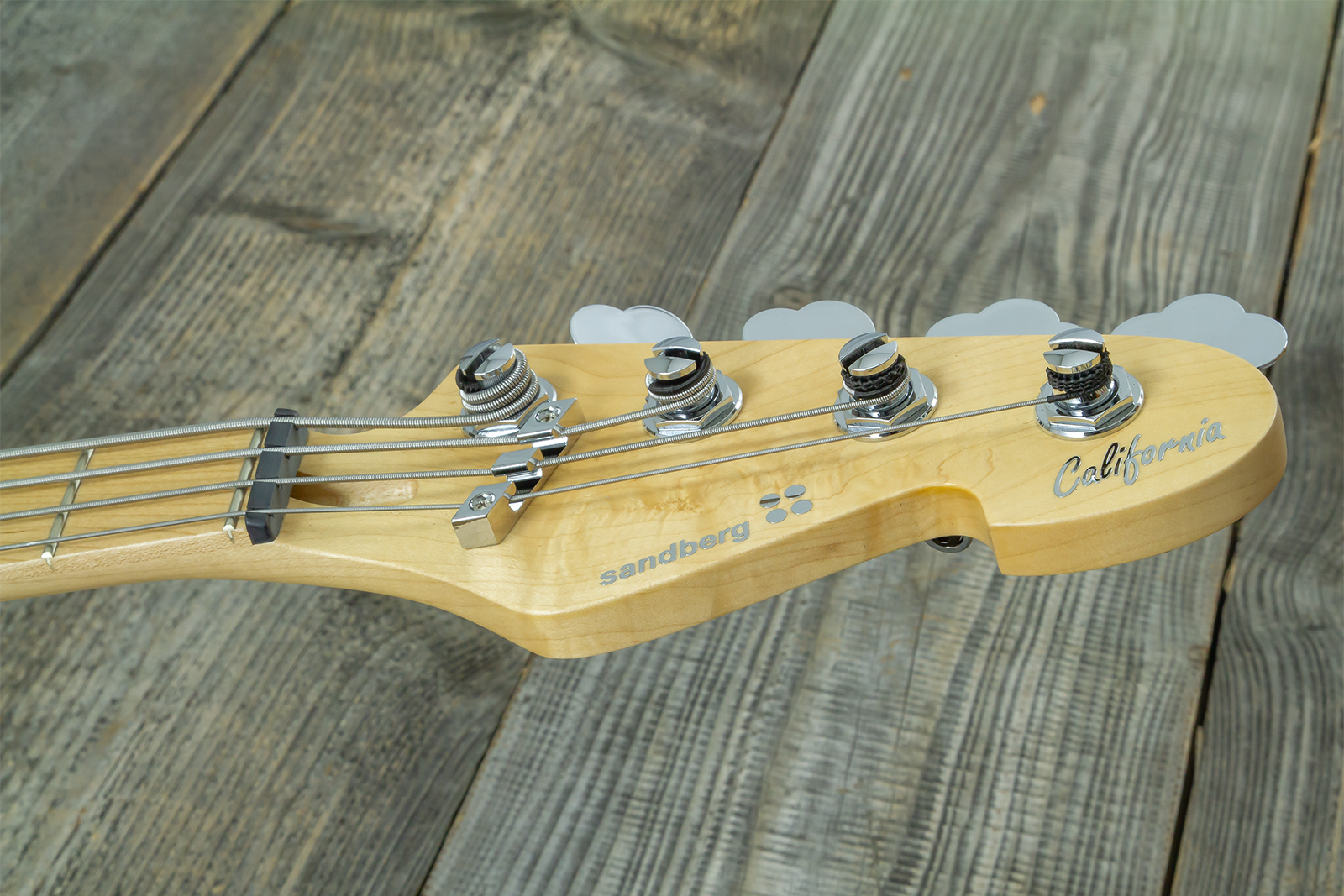 Sandberg California Tt Short Scale Active Mn - Highgloss Creme - Bajo eléctrico de cuerpo sólido - Variation 6