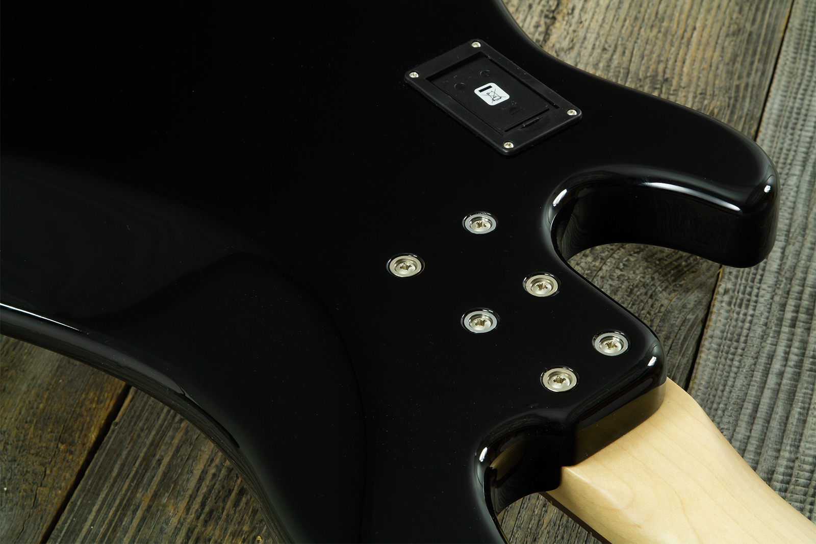 Sandberg California Vm4 Abalone Dots All 4c Active Rw - Highgloss Black - Bajo eléctrico de cuerpo sólido - Variation 11