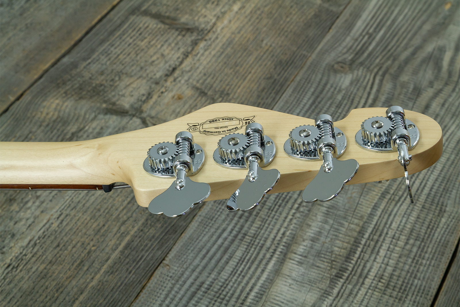 Sandberg California Vm4 Abalone Dots All 4c Active Rw - Highgloss Black - Bajo eléctrico de cuerpo sólido - Variation 13