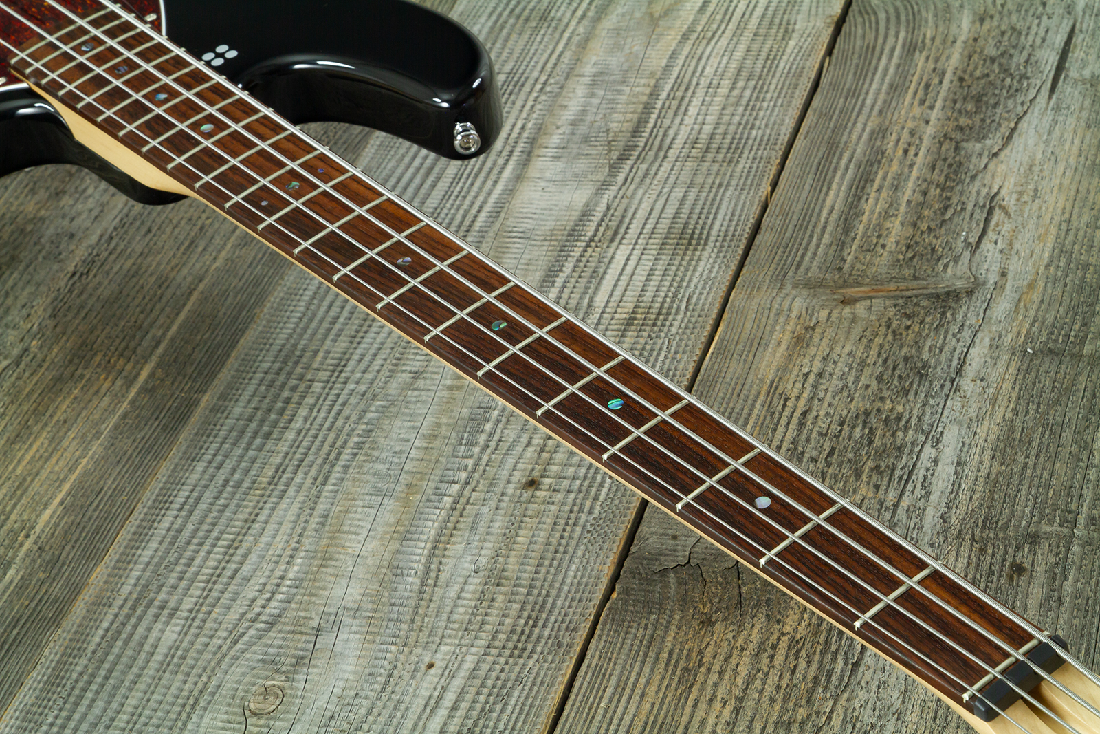 Sandberg California Vm4 Abalone Dots All 4c Active Rw - Highgloss Black - Bajo eléctrico de cuerpo sólido - Variation 8