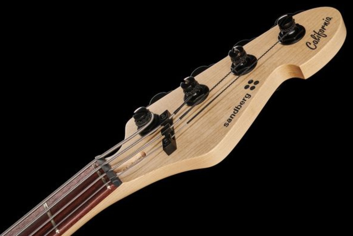 Sandberg California Vm4 White Dots All 4c Active Rw - Highgloss Black - Bajo eléctrico de cuerpo sólido - Variation 4