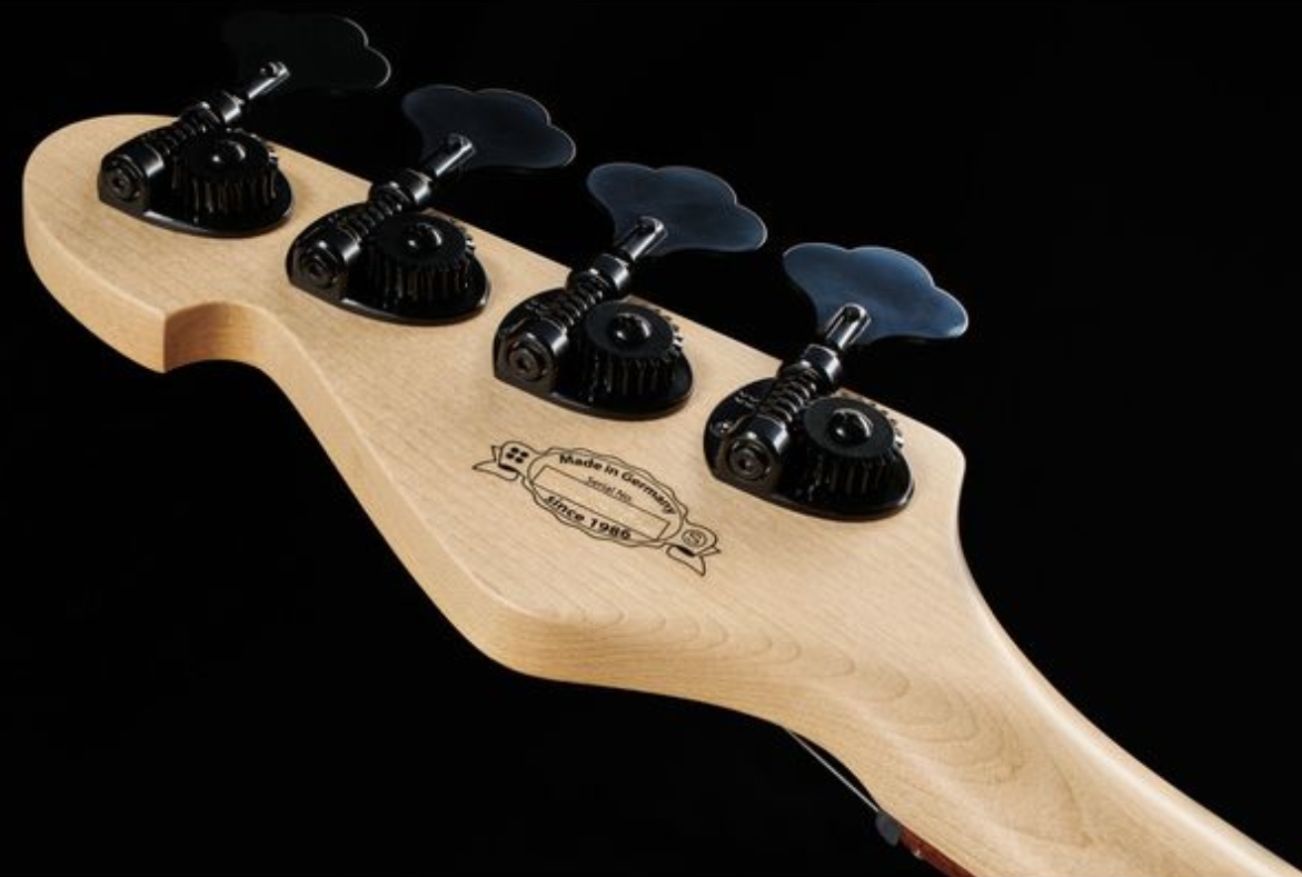 Sandberg California Vm4 White Dots All 4c Active Rw - Highgloss Black - Bajo eléctrico de cuerpo sólido - Variation 5