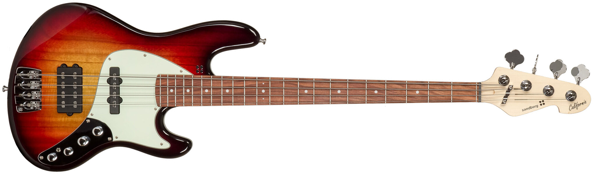 Sandberg California Tm4 Sl Superlight Ltd Active Pf - Ultra Soft Aged 3-tone Sunburst Gloss - Bajo eléctrico de cuerpo sólido - Main picture