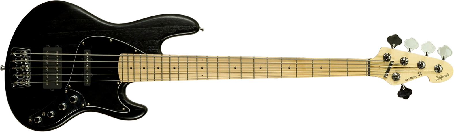Sandberg California Tm5 Sl Superlight Black Dots Black Pckd 5c All Active Mn - Black Matt - Bajo eléctrico de cuerpo sólido - Main picture