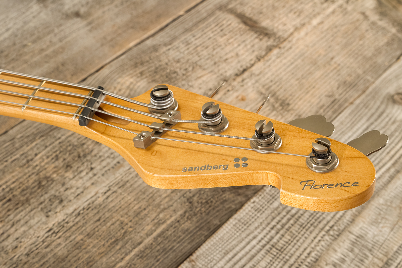 Sandberg Florence Bass 4c Shsc Mn - Soft Aged British Green - Bajo eléctrico de cuerpo sólido - Variation 9
