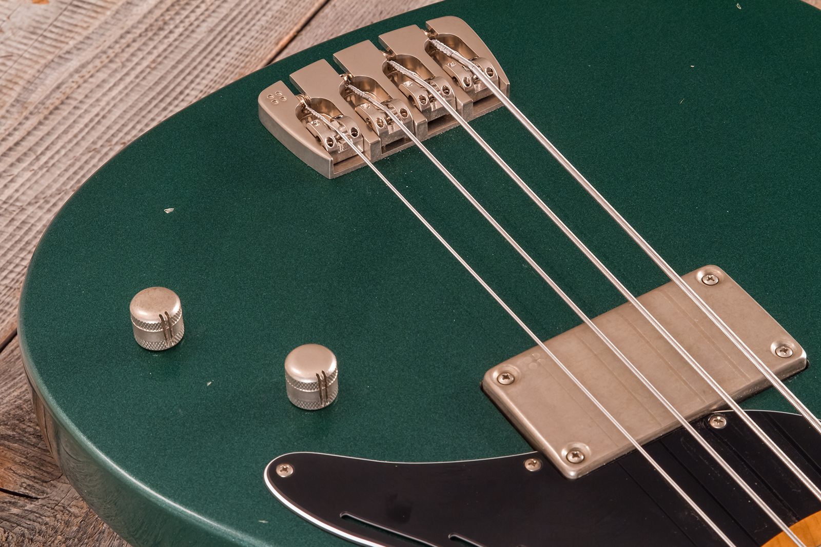 Sandberg Florence Bass 4c Shsc Mn - Soft Aged British Green - Bajo eléctrico de cuerpo sólido - Variation 3