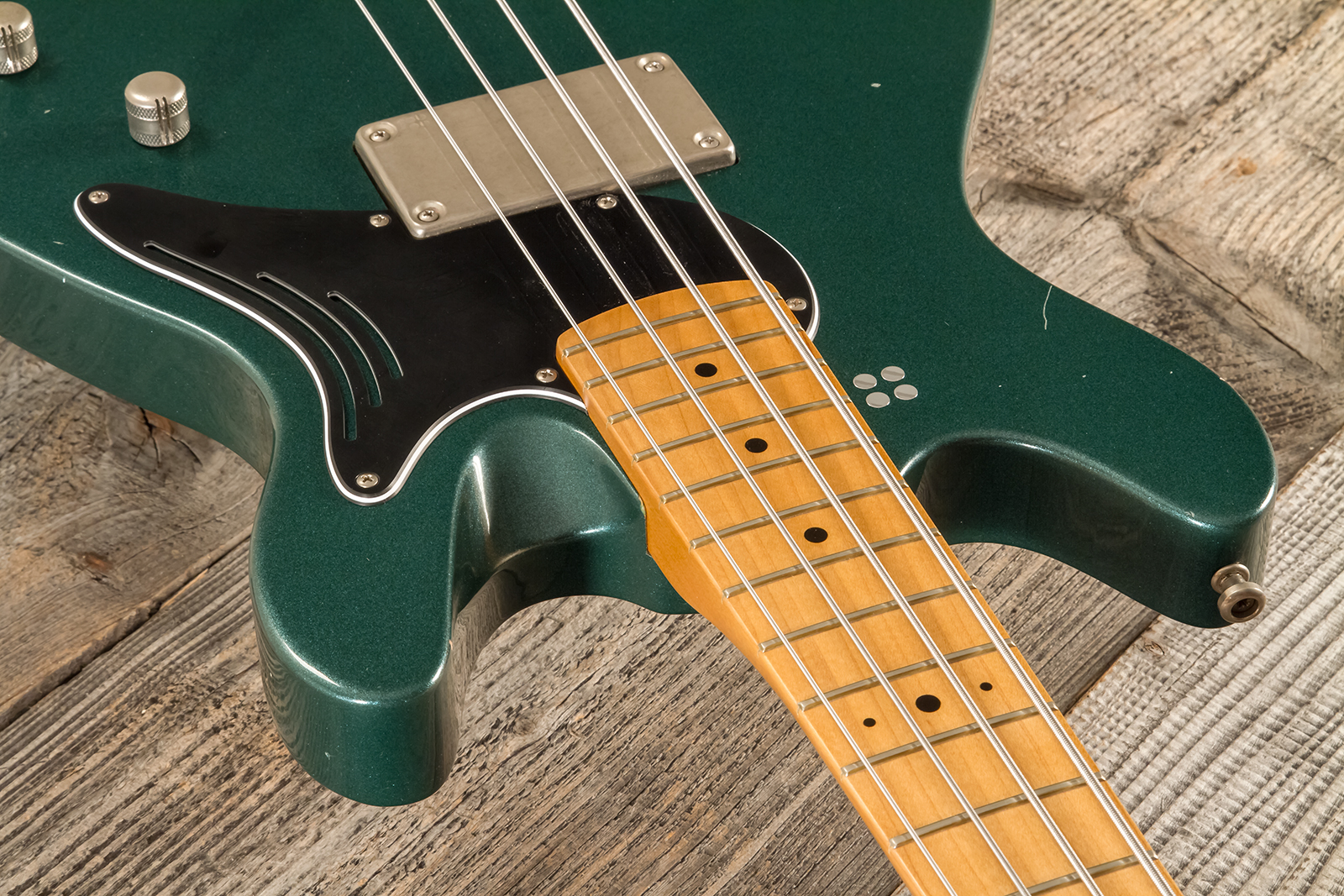 Sandberg Florence Bass 4c Shsc Mn - Soft Aged British Green - Bajo eléctrico de cuerpo sólido - Variation 4