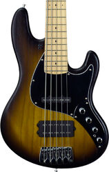 Bajo eléctrico de cuerpo sólido Sandberg                       California TM SL Superlight #50318 (5-String) - Matt Tobacco Sunburst