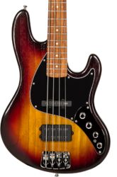 Bajo eléctrico de cuerpo sólido Sandberg                       California TM4 SL Superlight (PF, White Dots) - 3-tone sunburst matt