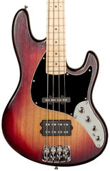 Bajo eléctrico de cuerpo sólido Sandberg                       California TM4 SL Superlight Black Dots - 3 tone sunburst