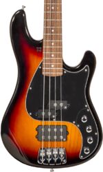 Bajo eléctrico de cuerpo sólido Sandberg                       California VM4 (RW, White Dots) - Sunburst