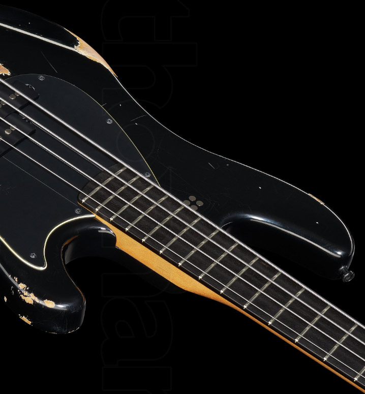 Sandberg Oliver Riedel California Vm4 Signature All Active Eb - Black Hardcore Aged - Bajo eléctrico de cuerpo sólido - Variation 3