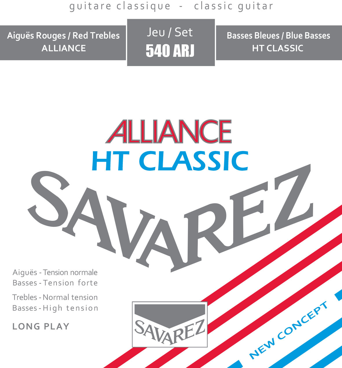 Savarez 540arj Alliance Ht Classic Tirant Mixte - Cuerdas guitarra clásica nylon - Main picture
