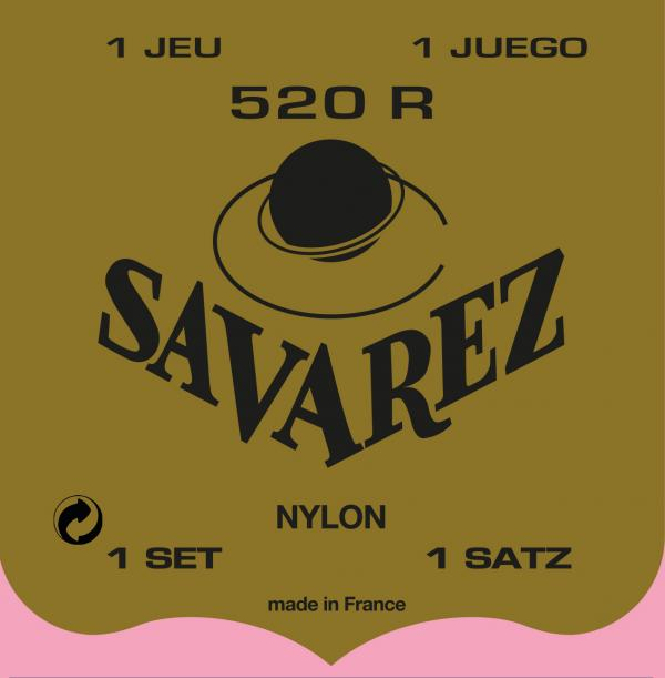 Savarez Jeu De 6 Cordes Classic 520r Carte Rouge Tension Forte - Cuerdas guitarra clásica nylon - Main picture