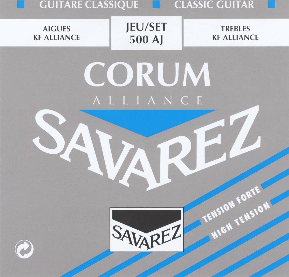 Savarez Jeu De 6 Cordes Guit. Classique Corum Alliance Tension Forte 500aj - Cuerdas guitarra clásica nylon - Main picture