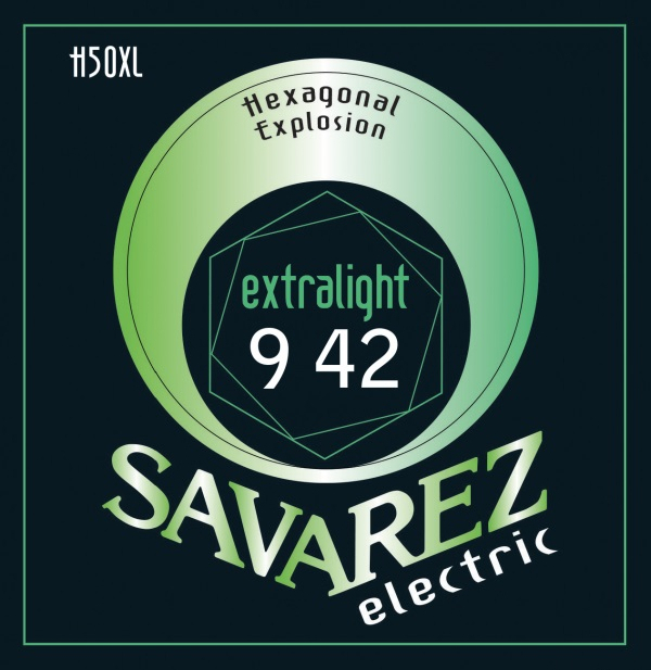Savarez Jeu De 6 Cordes H50xl Hexagonal Explosion 09-42 - Cuerdas guitarra eléctrica - Main picture