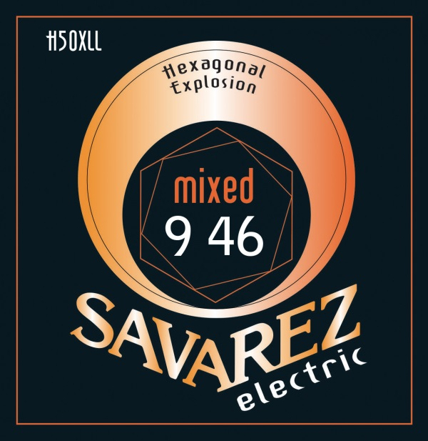 Savarez Jeu De 6 Cordes H50xl Hexagonal Explosion 09-46 - Cuerdas guitarra eléctrica - Main picture