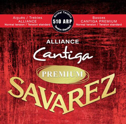 Cuerdas guitarra clásica nylon Savarez 510 ARP Cantiga Normal - Juego de cuerdas