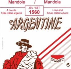 Cuerdas mandolina Savarez Mandole 8C Argentine à boucle - Juego de cuerdas