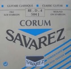 Cuerdas guitarra clásica nylon Savarez RE-4 BLEU FILE ARGENTE - Cuerdas por unidades
