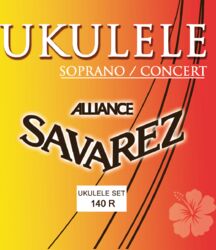 Cuerdas ukulele Savarez 140R Alliance Ukulélé Soprano Concert - Juego de cuerdas